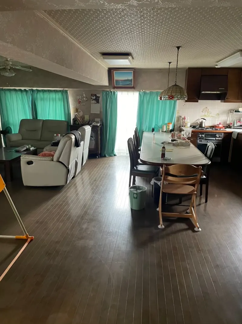 遺品整理 作業前 マンション4LDK
