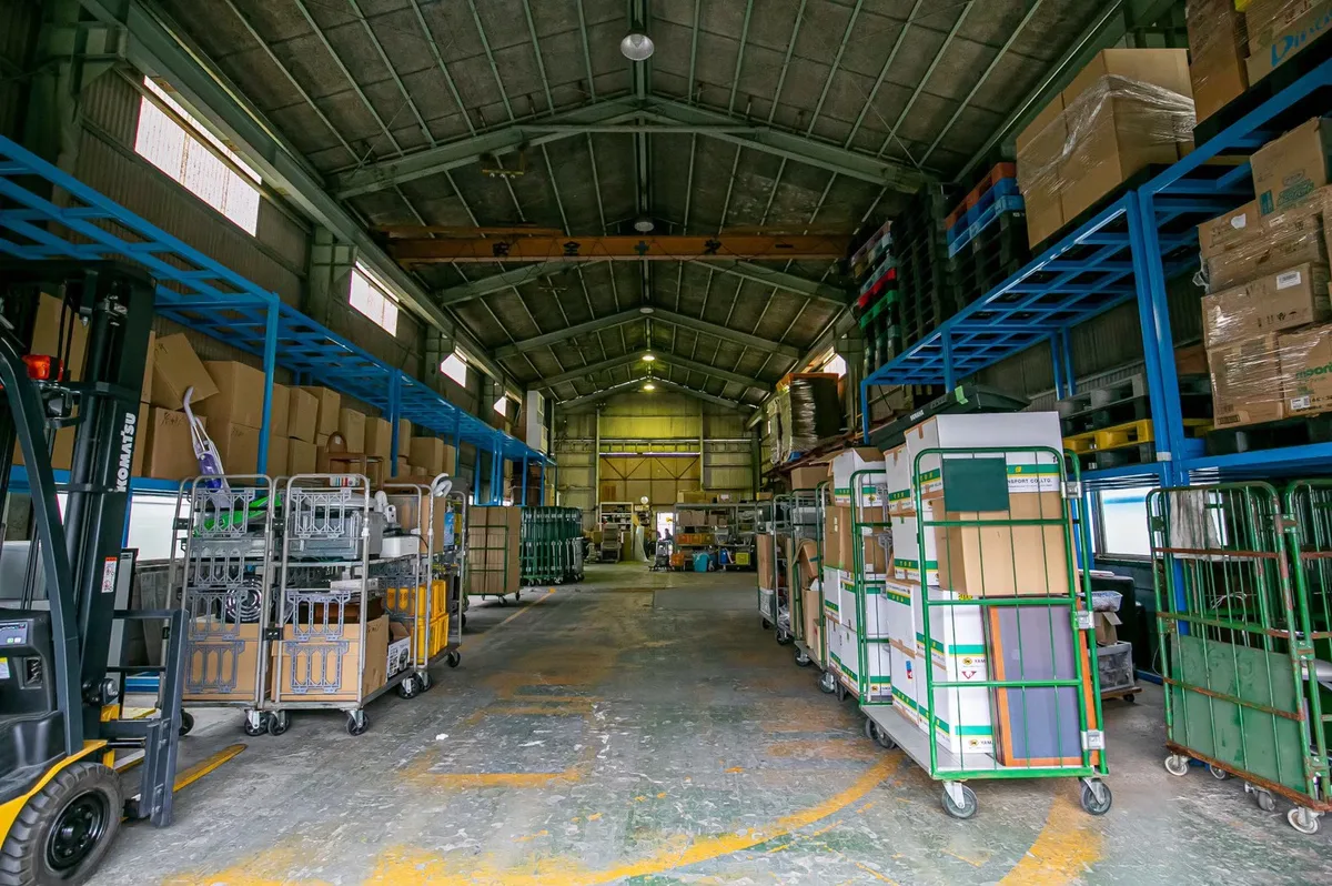 不用品回収作業風景