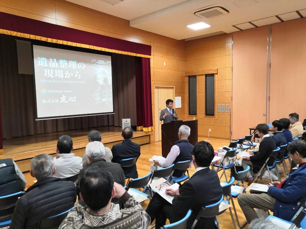 代表 岩橋ひろしによる講演の様子